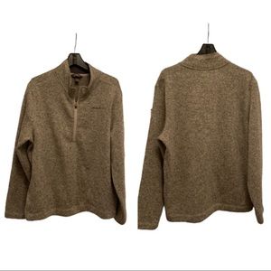 Eddie Bauer half-zip sweater size L B306
Excellent Pre-owned Condition